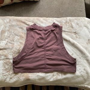 Lululemon all yours crop tank size 6